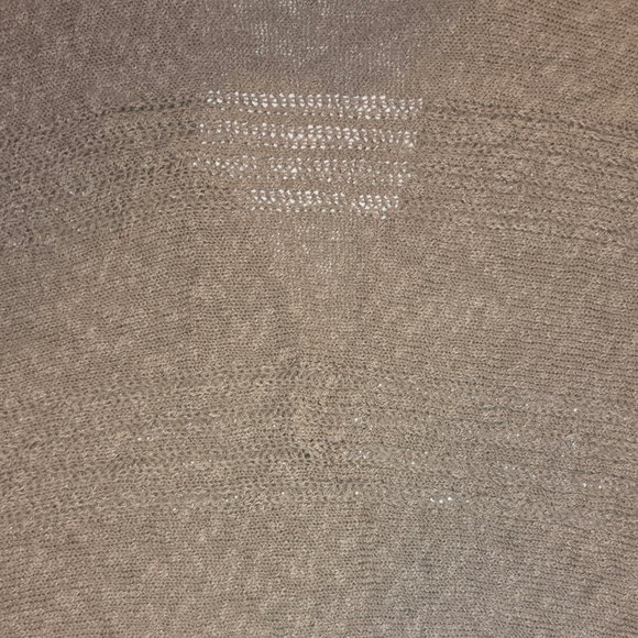 Vintage Women's J. JILL Knit Cardigan, Size L, Brown Tan Cotton Pre Loved - Picture 7 of 7